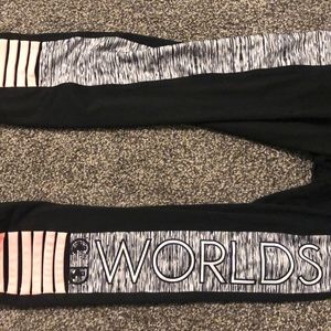 CHEERLEADING WORLDS CROPPED LEGGINGS